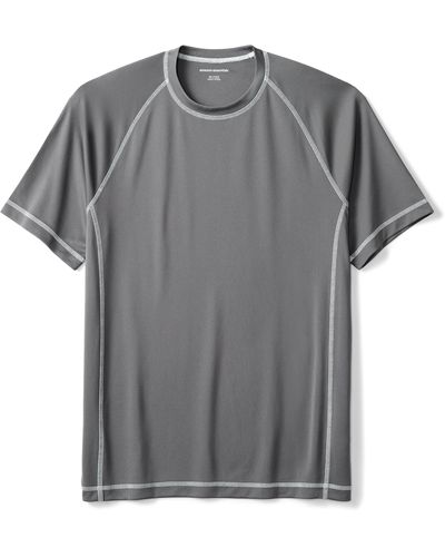 Amazon Essentials Camiseta de Bañador de Secado Rápido y ga Corta Hombre - Gris