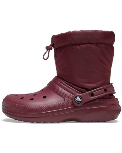 Crocs™ And Classic Lined Neo Puff Boot | Winter Boots - Red