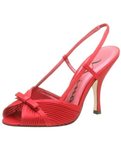 Nina Oriana High Heel Sandal,red Rouge,11 M