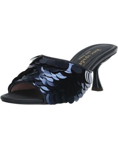 Kate Spade Malibu Sequins Heeled Sandal - Blue