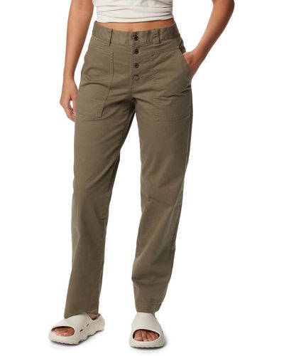 Columbia Holly Hideaway Cotton Pant Hiking - Green