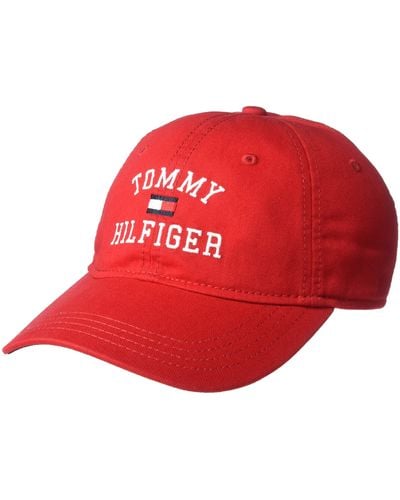 Tommy Hilfiger Tommy Baseball Cap - Red