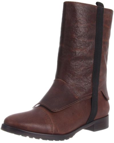 Elizabeth and James Petey Ankle Boot,brown Leather,6.5 M Us