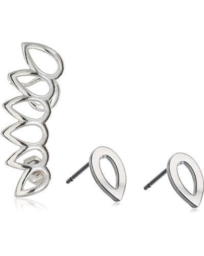 Noir Jewelry Polaris Stud Earrings - Metallic
