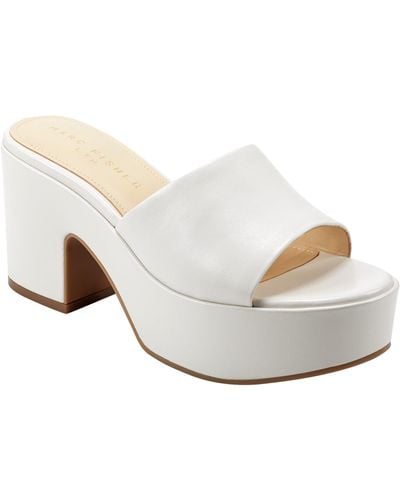 Marc Fisher Ltd Forina Heeled Sandal - White