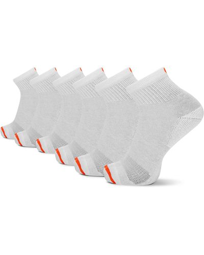 Merrell Cushioned Cotton Ankle Socks - White