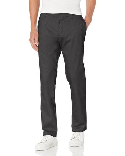Dockers Athletic Fit Signature Khaki Lux Cotton Stretch Pants - Creaseless - Gray