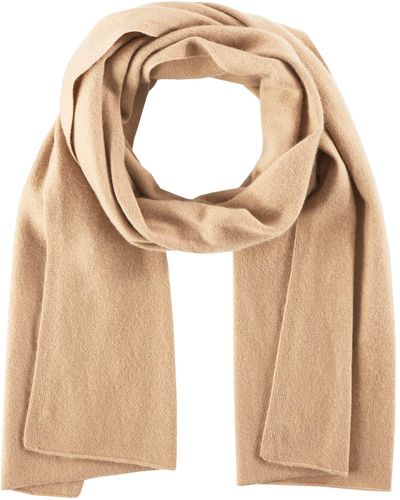 Vince S Boiled Cashmere Clean Edge Knit Scarf,camel,os - Natural