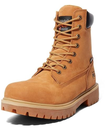 Timberland Direct Attach 8 Inch Soft Toe Insulated Waterproof Industrial Work Boot - Brown