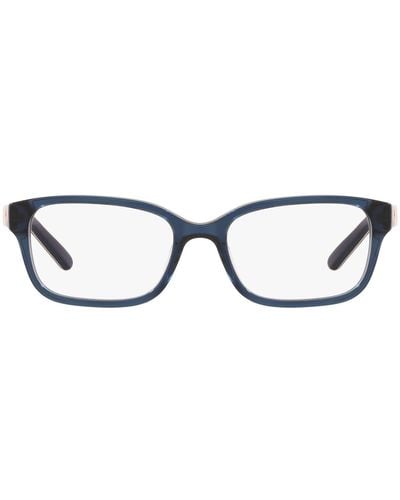 Polo Ralph Lauren Adult Pp8036 Rectangular Prescription Eyewear Frames - Blue