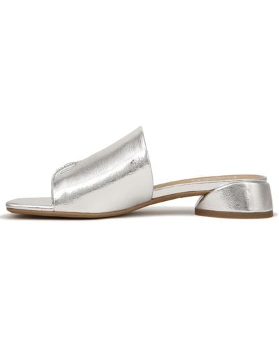Franco Sarto S Loran Slide Sandal Silver Metallic 7.5m - Natural