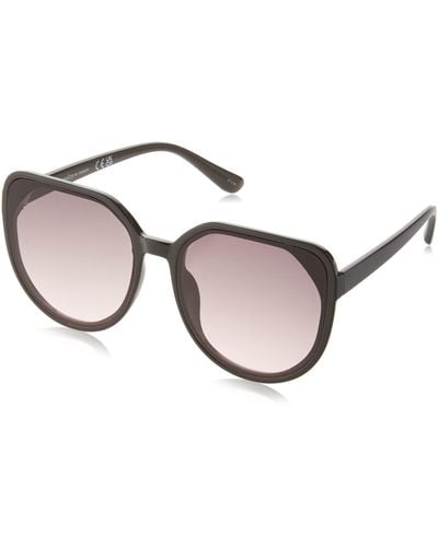 Laundry by Shelli Segal Ld321 Chic Cat Eye Sunglasses With 100% Uv Protection. Stylish Gifts For Her - Black