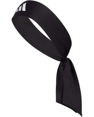 adidas Alphaskin Tie Headband - Black