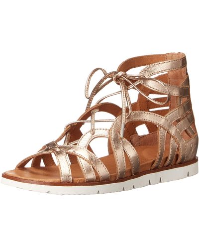 Kenneth Cole Gentle Souls By Kenneth Cole Lavern Lite Lace Up Sandal - Brown