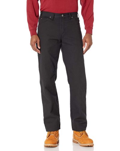 Dickies Relaxed Fit Straight-leg Duck Carpenter Jean - Black