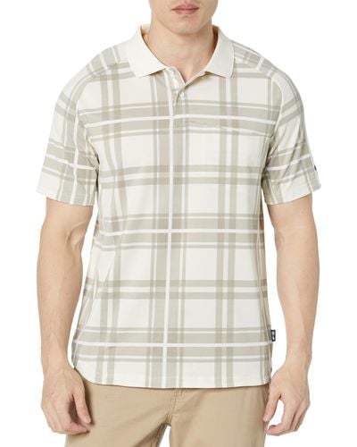 Oakley Sand Stripe Pocket Golf Shirt - White