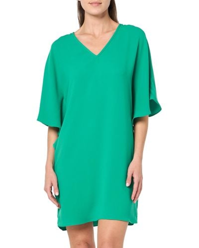 Trina Turk Flutter Sleeve Shift Dress - Green