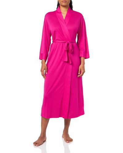 N Natori Robe Length 49",mad Magenta,medium - Pink