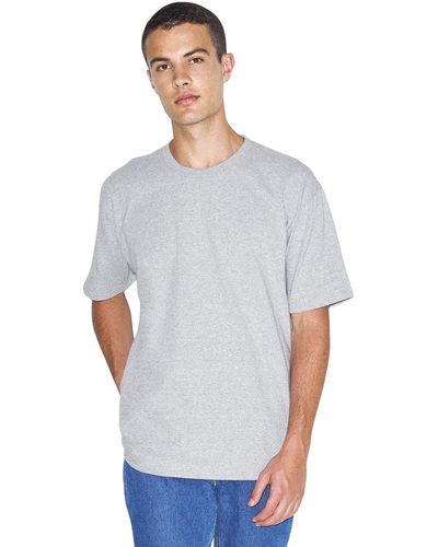 American Apparel Heavy Jersey Box Short Sleeve T-shirt - Gray