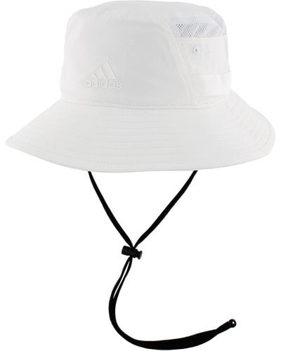 adidas Mens Victory 3 Hat Bucket Hat - White