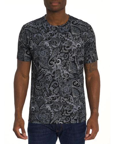 Robert Graham Swanson S/s Knit Tshirt - Black