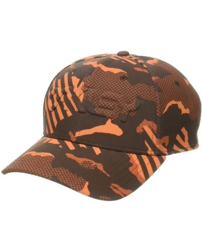 Oakley 6 Panel Stretch Hat Embossed - Brown