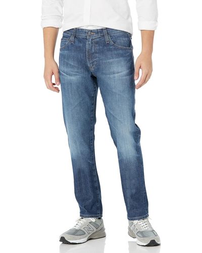 AG Jeans Everett Slim Straight Fit Jeans In 14 Years Expanse - Blue