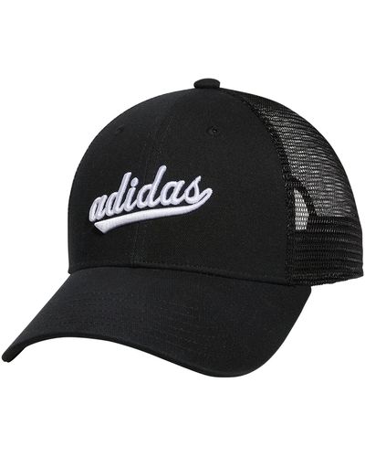 adidas Mesh Trucker Hat - Black
