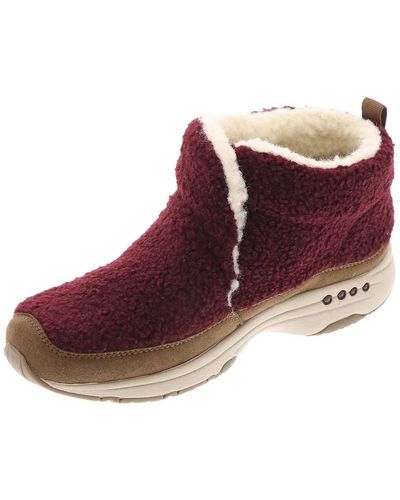 Easy Spirit Trippin2 Ankle Boot - Red