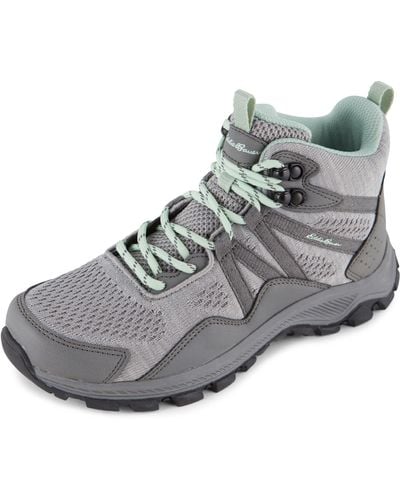 Eddie Bauer S Hiking Sneakers Klamath Mid Water Resistant Lightweight All Weather Outdoor - Gray