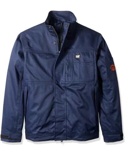 Caterpillar Flame Resistant Uninsulated Jacket - Blue
