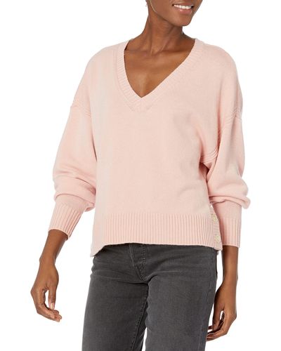 PAIGE Skye Batwinged Oversized Sweater - Pink