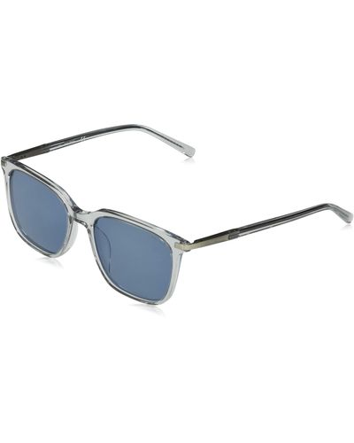 Nautica N6246s Polarized Square Sunglasses - Blue