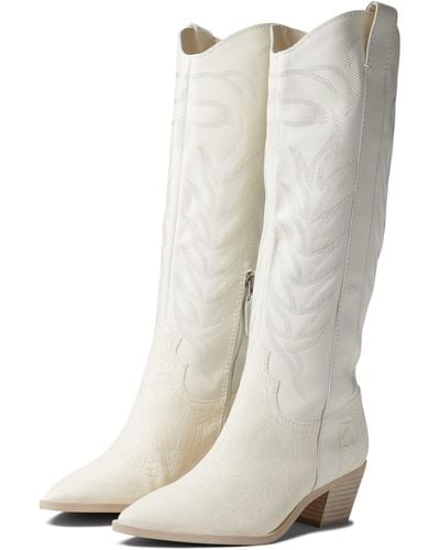 Dolce Vita Solei Fashion Boot - White