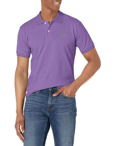 Lacoste Classic Short Sleeve Piqué L.12.12 Polo Shirt - Purple