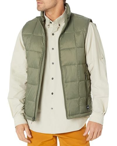 Dockers Box Quilted Puffer Vest - Green
