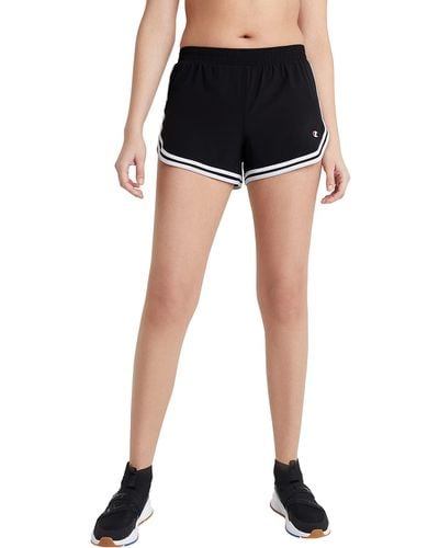 Champion , Plus Size Lightweight Shorts For , 3.5", Black, 1x