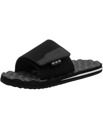 Volcom Eco Recliner Slide Sandal - Black