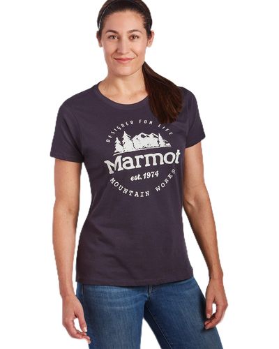 Marmot Culebra Peak Short-sleeve T-shirt - Blue