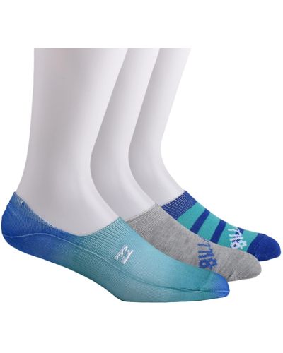 Billabong Mens No Show Sneaker Liner Socks - Blue