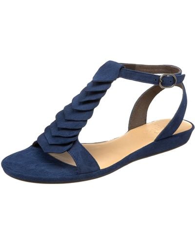 Coclico Relica T-strap Sandal,amalfi Sapphire,36 Eu(6 M Us) - Blue