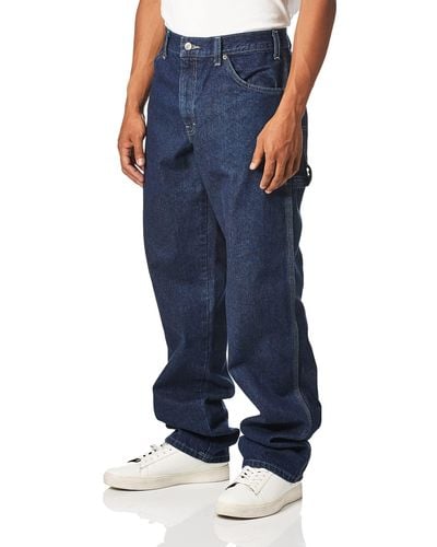 Dickies , , Denim-Utility-Jeans in Stone-Washed-Optik, legere Passform, STONEWASHED, 38W / 32L - Blau