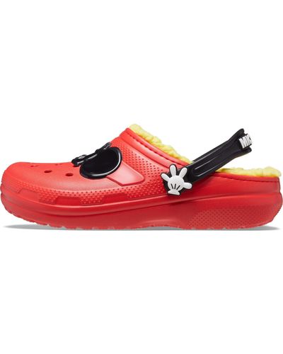 Crocs™ Classic Lined Disney Clogs - Red