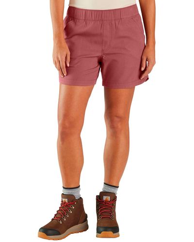 Carhartt Force Relaxed Fit Ripstop Work Short - Red