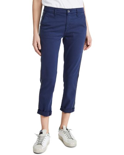 AG Jeans Ag Womens Caden Tailored Fit Trouser Casual Pants - Blue