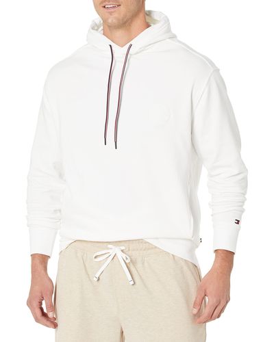 Tommy Hilfiger Big Crest Hoodie Sweatshirt - White