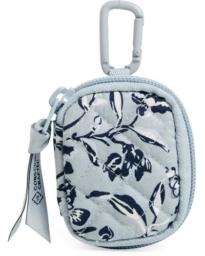 Vera Bradley Cotton Bag Charm For Airpods - Blue