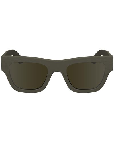 Calvin Klein Ck24510s Rectangular Sunglasses - Green