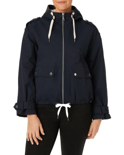 Vince Camuto Hooded Cotton Anorak - Black