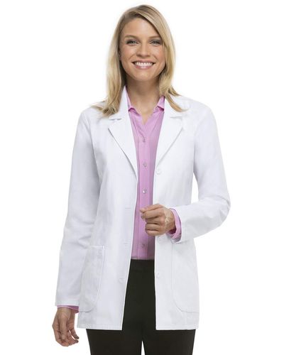 Dickies Eds Professional Scrubs Lab Coats 29" 84405 - White